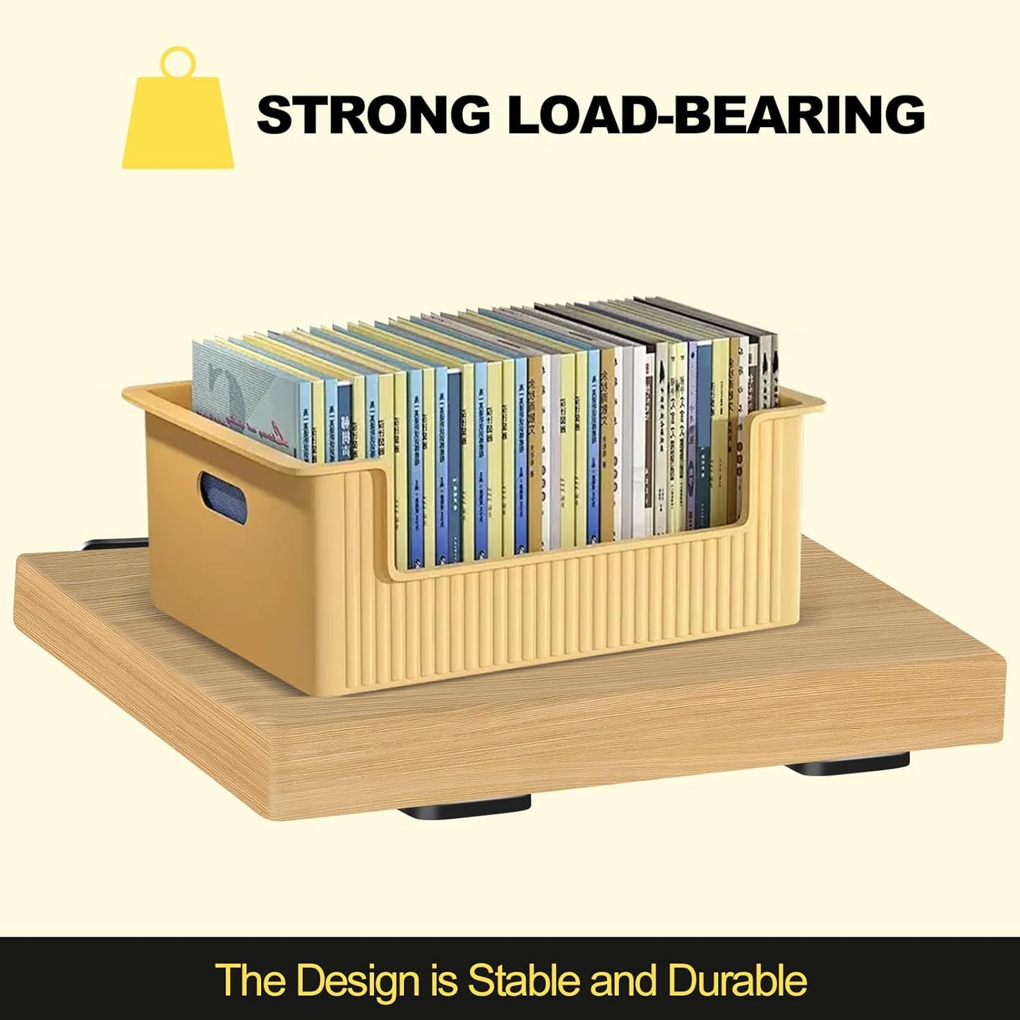 12 Pack - 10 inch Black Hidden L Shelf Bracket (1/5 Inch Thicked) Iron Floating Shelf Brackets Rustic Industrial Metal Brackets for Shelf Support