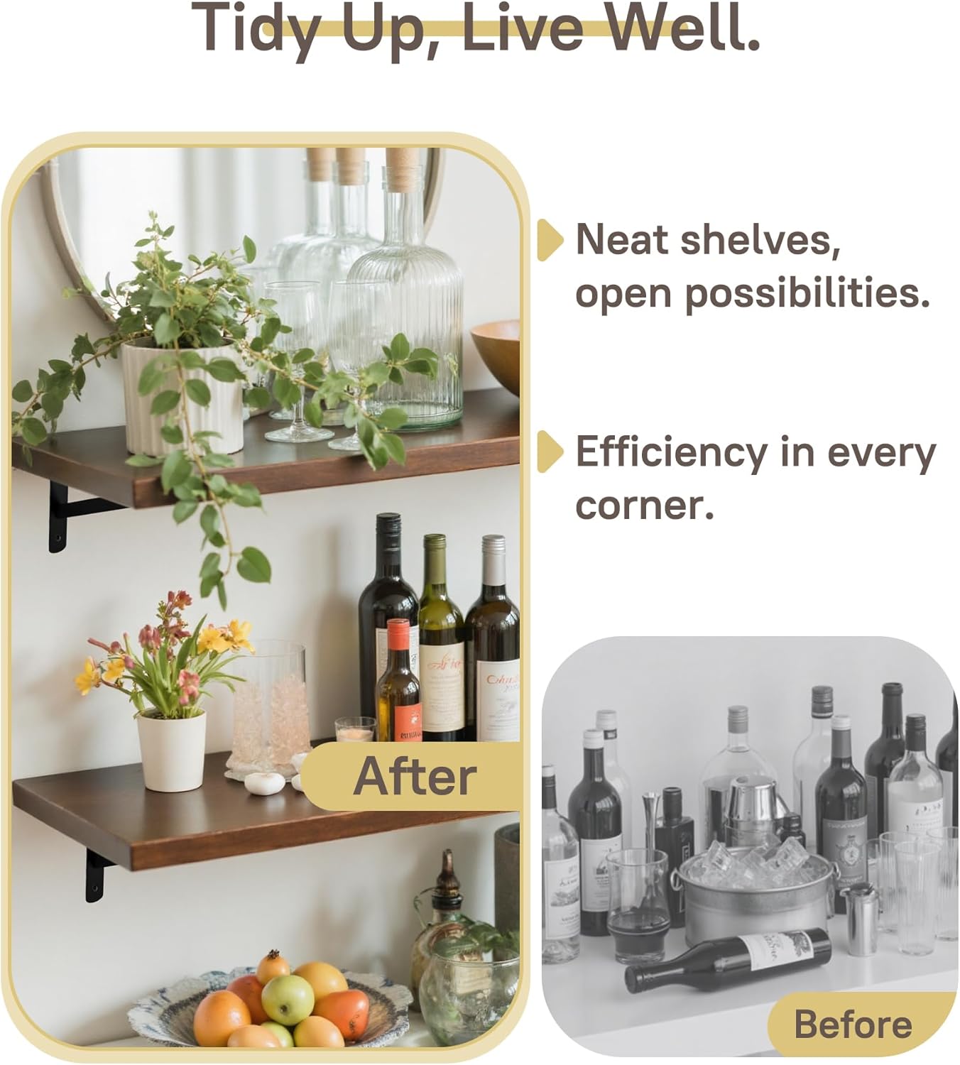 HOME MASTER HARDWARE 12 inch x 8 inch Heavy Duty Shelf Brackets, Load Capacity: 600lb, Black Metal 90 Degree Supports for Shelves 10-Pack, Wall Mounted L Bracket for Floating Shelving with Screws