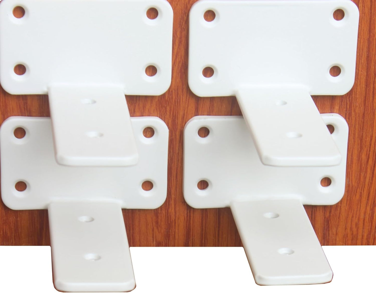 12 Pack - 10 inch Black Hidden L Shelf Bracket (1/5 Inch Thicked) Iron Floating Shelf Brackets Rustic Industrial Metal Brackets for Shelf Support